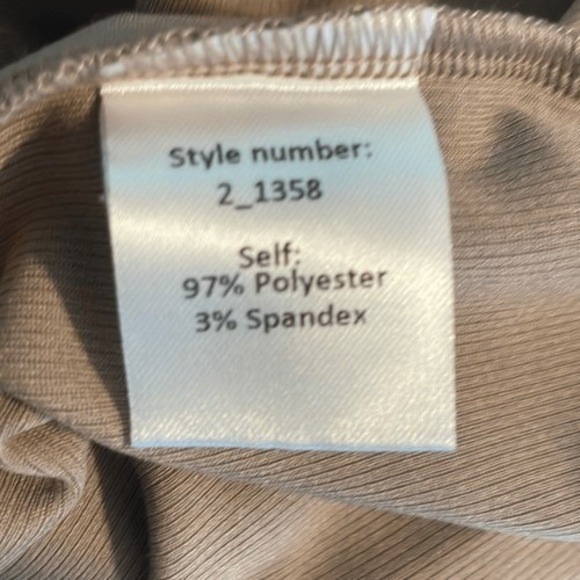 Joyfolie‎ Mia Joy Lizette Slip Dress in Warm Taupe Ribbed Knit Midi XXL - Picture 10 of 10